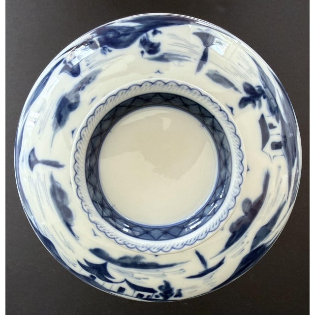 1990s Mottahedeh Blue Canton Porcelain Temple Jar - Historic Charleston Foundation For Sale - Image 5 of 9