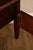 Pair of Vintage Flame Mahogany Twin Beds with Pierced Headboards, Circa 1940s For Sale - Image 14 of 18