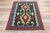 Textile Vintage Persian Shiraz Kilim Rug - 02'11 X 04'01. For Sale - Image 7 of 9