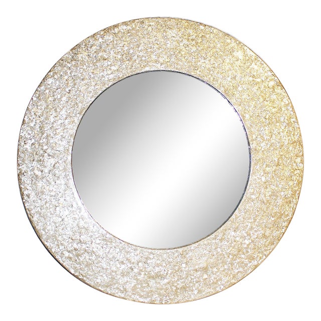 Round Mother Of Pearl Mirror Chairish