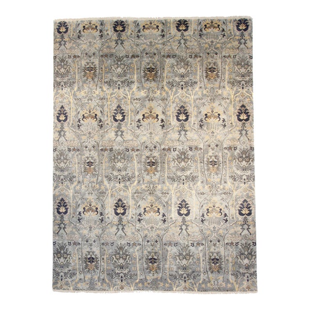 Hudson Rug, Light Blue 10x14 - Ready to Ship For Sale