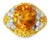 Make a statement with this stunning 14K Yellow Gold Citrine Diamond Ring, a luxurious piece that combines vibrant...