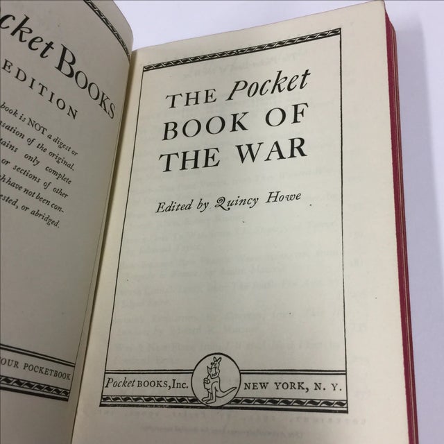 Pocket Book of the War 1941 Quincy Howe For Sale - Image 4 of 5