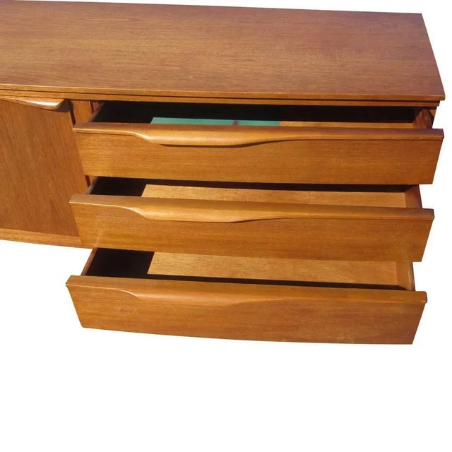 Mid 20th Century Vintage Danish Style Teak Credenza For Sale - Image 5 of 7