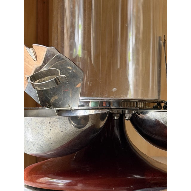 Mid-Century Modern Space Age Italian Revolving Condiment Server in Chrome, Italy, 1950s For Sale - Image 13 of 18
