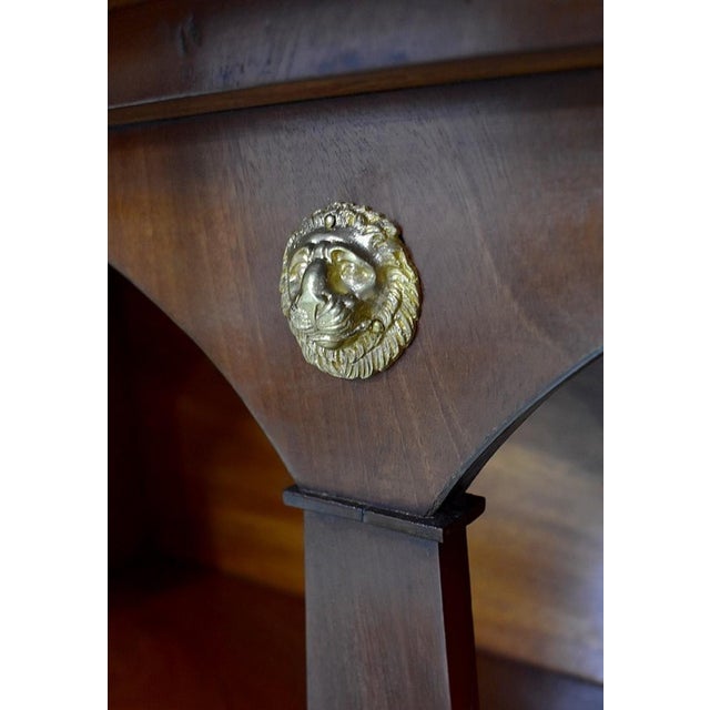 Small Mahogany Secretary in Directory Style, 19th Century For Sale - Image 13 of 18