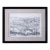 Mid 20th Century Hills of Jerusalem, Original Lithograph by Anna Ticho, Edition 9/150, Pencil Signed, Framed For Sale