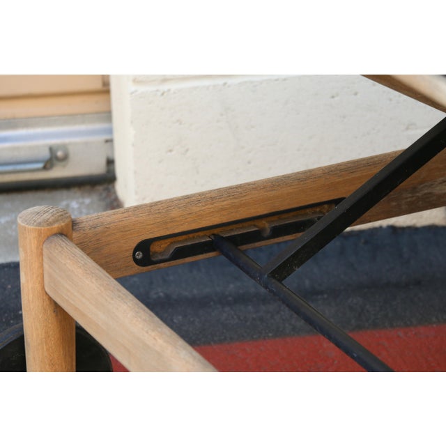 Wood Pair of Terassi Collection Teak Chaise Lounges by Studio Tolvanen For Sale - Image 7 of 18