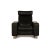 Animal Skin Arion Leather Armchair Black Manual Function For Sale - Image 7 of 11