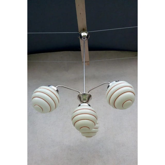 Vintage Art Deco Chandelier For Sale - Image 17 of 18