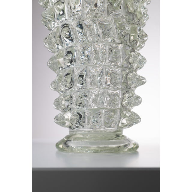 1940s Large Rostrato Vase in Murano Glass by Ercole Barovier for Barovier & Toso, 1940s For Sale - Image 5 of 10