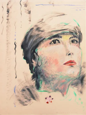 'Young Woman in a Turban' by David Mayernik, American Academy in Rome, Italy, Notre Dame
