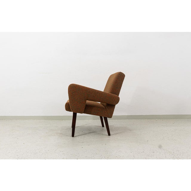Mid-Century Modern Vintage Armchair from Jitona, Former Czechoslovakia, 1960s For Sale - Image 3 of 15