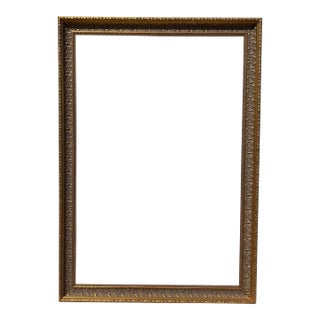 Huge Ornate Wood Frame, Fits Art 40x60" For Sale