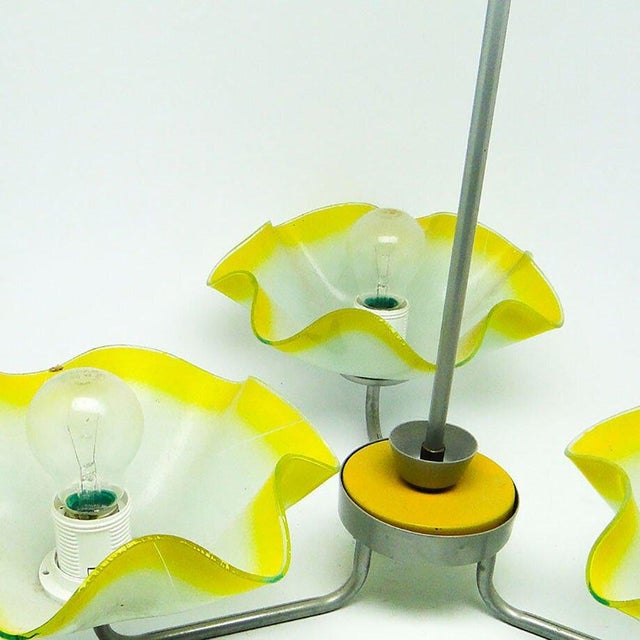 Mid-Century Chandelier from Polam, Poland, 1960s For Sale - Image 10 of 17