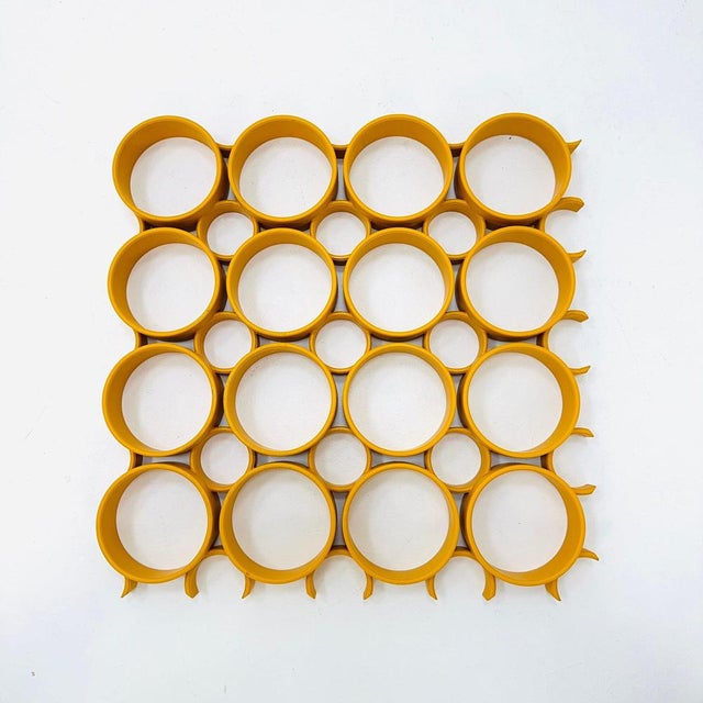Space Age Yellow Plastic Ceiling Panels, 1970s For Sale - Image 5 of 11