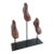 Set of Vintage Shoe Forms Mounted on Iron Base For Sale