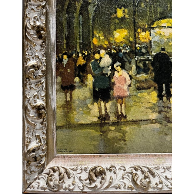 Edouard-Léon Cortès Paris Street Scene Lithograph For Sale - Image 10 of 12
