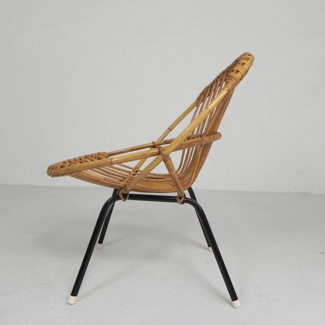 1960s Vintage Bamboo Chair by Rohe Noordwolde, 1960s For Sale - Image 5 of 18