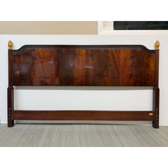 Design Plus Gallery presents a Standard King Size Headboard from Council Furniture. This is a high-end king-size mahogany...