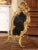19th Century French Louis XV Style Gilt Bronze Vanity Table Mirror For Sale - Image 4 of 10