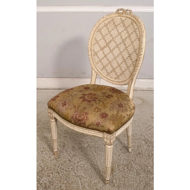 Approx: 20 Years Old Cane Back High Quality Construction 18 C. Design French Style High Quality Upholstered Seat Stunning...