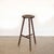 Brown 1950s Tall French Wood Tripod Stool For Sale - Image 8 of 8