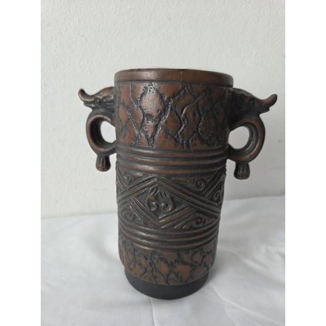 N506548 Vase in Yellow Ceramic from Jasba, West Germany, 1960s For Sale - Image 4 of 12