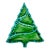 1970s Vintage Folk Art Americana Divided Turquoise Drip Christmas Tree Serving Dish For Sale