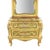Venetian Floral Polychromed Marble Top Dresser With Trumeau Mirror C1930 For Sale - Image 6 of 14
