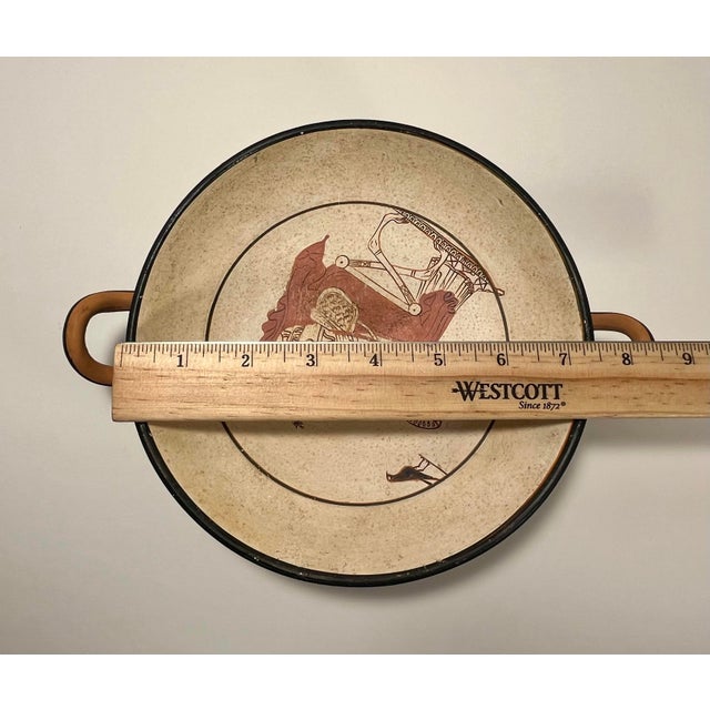 Greek God Apollo of Delphi Kylix Wine Cup Bowl Pottery Museum Copy of 480 Bc For Sale In Los Angeles - Image 6 of 7