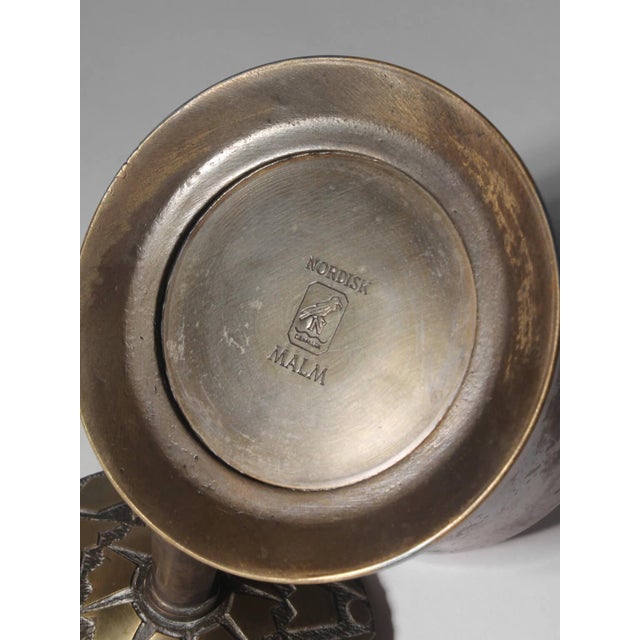 Danish Art Deco Bronze Lidded Jar from Nordisk Malm, 1930s For Sale - Image 3 of 5