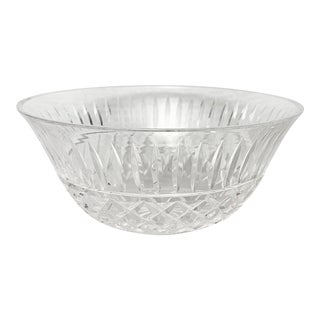 Vintage Maeve Waterford Crystal Cut Centerpiece Bowl For Sale