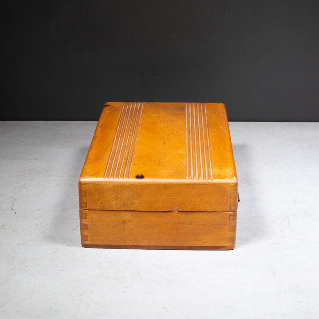 Early 20th Century Art Deco Document Box c.1930 For Sale - Image 5 of 9