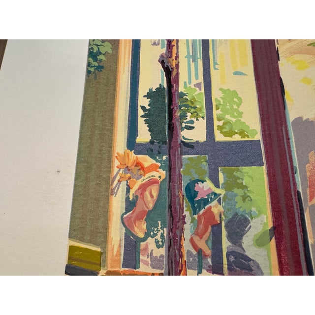 1980s 1980s Michael Young “Ladies Ready-to-Wear” Contemporary Serigraph, Signed & Numbered 285/300, Art Deco Style For Sale - Image 5 of 11