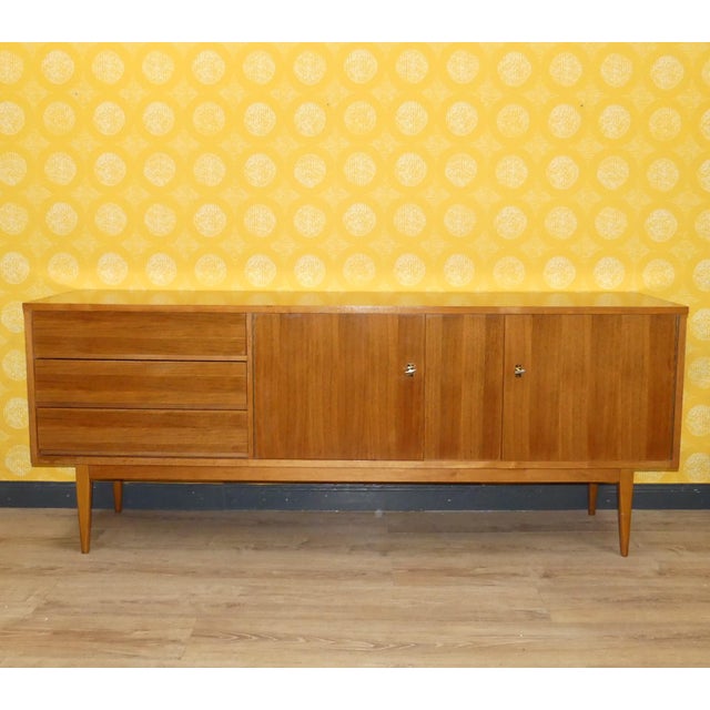 Vintage Sideboard in Walnut, 1960s For Sale - Image 4 of 16