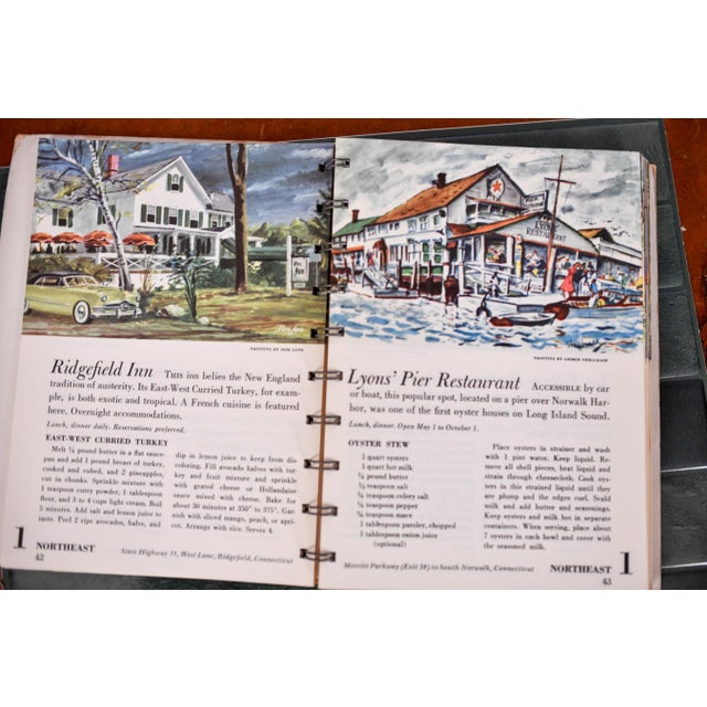 1950s Vintage 1954 Second Ford Treasury of Favorite Recipes Famous Eating Places For Sale - Image 5 of 8