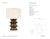 Chapman & Myers by Visual Comfort Signature Eldin 29" Table Lamp in Smoked Umber with Linen Shade Designer: Chapman &...