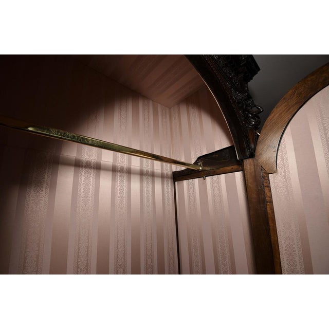 Carved Walnut Cabinet from Sellerio Giuseppe Milano For Sale - Image 16 of 18