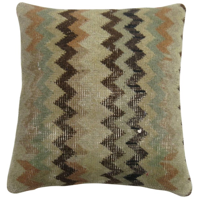 Pillow from a Turkish Anatolian rug. 17'' x 19''
