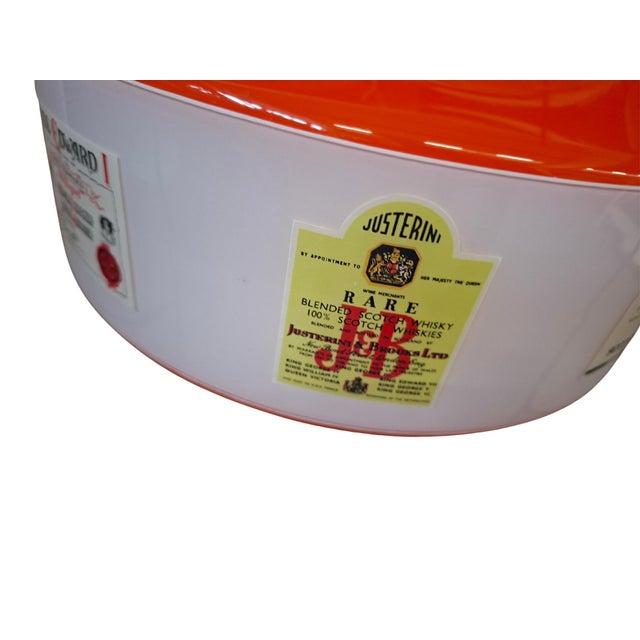 Vintage Space Age Chandelier in Orange and White, 1970s For Sale - Image 3 of 10