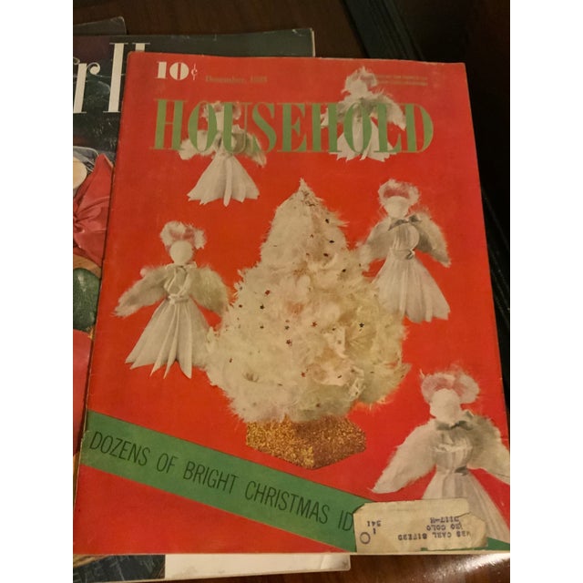 Mid-Century Modern Extremely Rare, Curated, Vintage 1940s-1950s Christmas Holiday and Autumn Lifestyle Magazine Collection - Set of 5 For Sale - Image 3 of 13