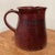 Mid 20th Century Vintage Original Zappa Burgundy Glazed Earthenware Pitcher Art Pottery Montrose, Colorado For Sale - Image 11 of 12
