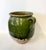 Late 19th Century Antique French Confit Pot Green Glazed Terracotta For Sale - Image 5 of 11