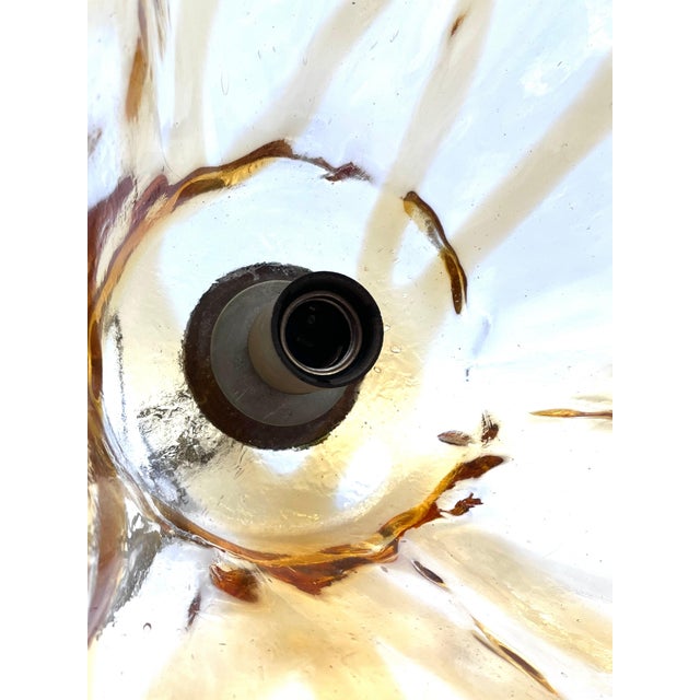 Large Murano Glass Fazzoletto Pendant Lamp, 1970s For Sale - Image 9 of 14