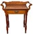 American Antique Wood Washstand Side Table With Single Drawer For Sale - Image 3 of 12
