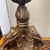 Brass Vintage Carved Wood Fragment Table Lamp by John Richard For Sale - Image 8 of 8