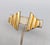 1960s Vintage 1960s Signed Napier Modernist Goldtone Clip Earrings-2 Pieces For Sale - Image 5 of 7