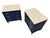 American of Martinsville Vintage American of Martinsville Navy Blue Marble Top Nightstands - Set of 2 For Sale - Image 4 of 10