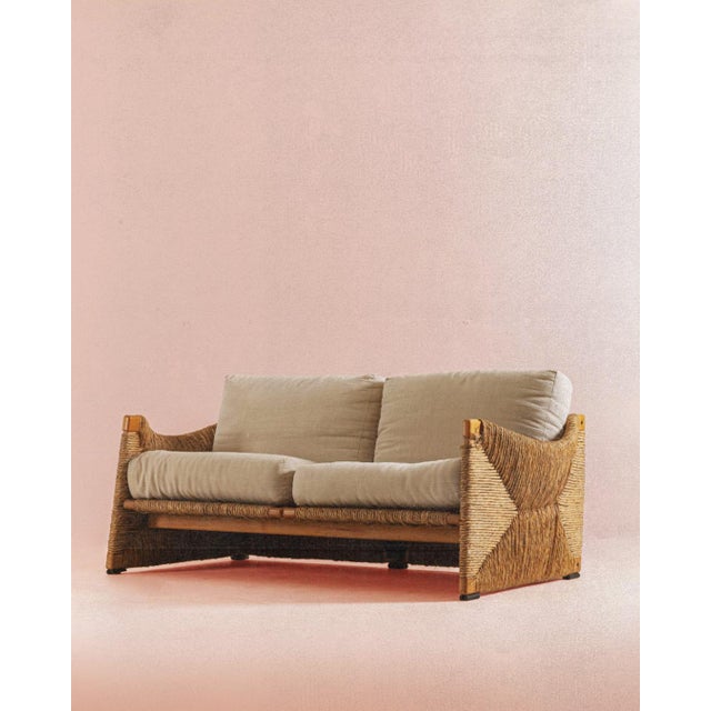 Beige Vintage Papiro Canapés by Mario Bellini for Cassina, 1970 For Sale - Image 8 of 8